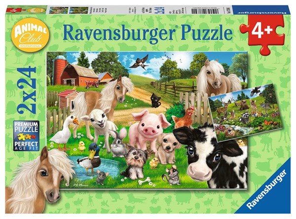 Ravensburger (07830) - "Tierfreunde" - 24 Teile Puzzle