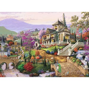 Ravensburger (14806) - "Hillside Retreat" - 500 Teile Puzzle