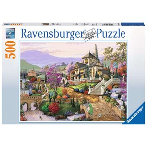 Ravensburger (14806) - "Hillside Retreat" - 500 Teile Puzzle