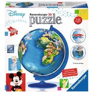 Ravensburger (12343) - "Disney Globe" - 180 Teile Puzzle
