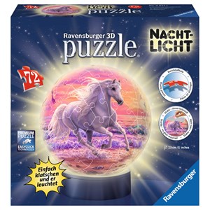 Ravensburger (11843) - "Pferde am Strand" - 72 Teile Puzzle