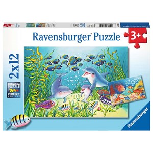 Ravensburger (07625) - "Auf dem Meeresgrund" - 12 Teile Puzzle