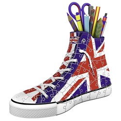 Ravensburger (11222) - "Sneaker Union Jack" - 108 Teile Puzzle