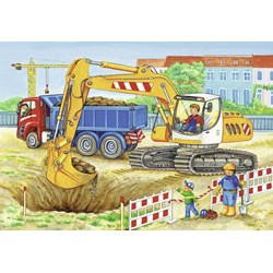 Ravensburger (07616) - "Baustelle und Bauernhof" - 12 Teile Puzzle