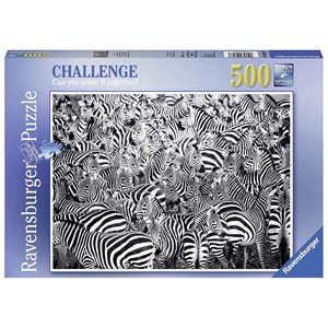 Ravensburger (14807) - "Zebra" - 500 Teile Puzzle