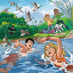 Ravensburger (08066) - "TKKG" - 49 Teile Puzzle