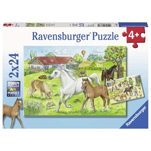 Ravensburger (07833) - "Auf dem Pferdehof" - 24 Teile Puzzle
