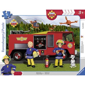 Ravensburger (06169) - "Feuerwehrmann Sam" - 8 Teile Puzzle
