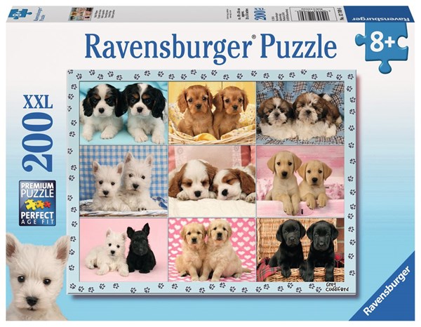 Ravensburger (12769) - "Perfect Pups" - 200 Teile Puzzle