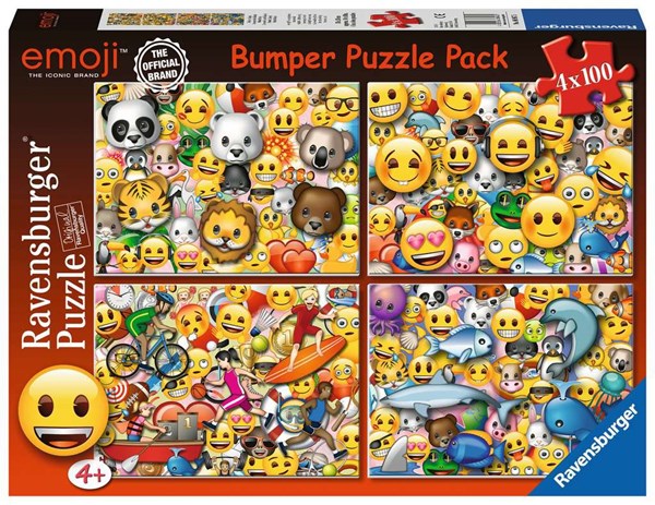 Ravensburger (06967) - "Emoji" - 100 Teile Puzzle