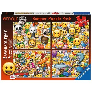Ravensburger (06967) - "Emoji" - 100 Teile Puzzle
