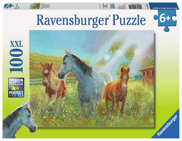 Ravensburger (10531) - "Pferde Weide" - 100 Teile Puzzle