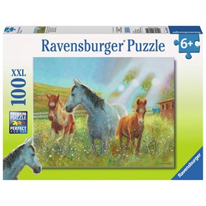 Ravensburger (10531) - "Pferde Weide" - 100 Teile Puzzle