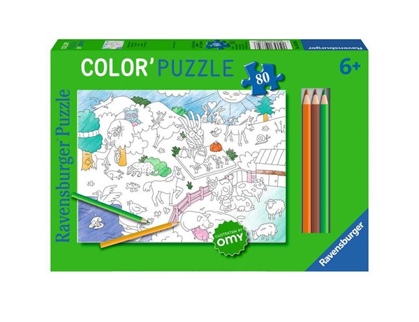 Ravensburger (10734) - "Animals" - 80 Teile Puzzle