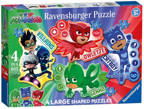 Ravensburger (06935) - "PJ Masks" - 10 12 14 16 Teile Puzzle
