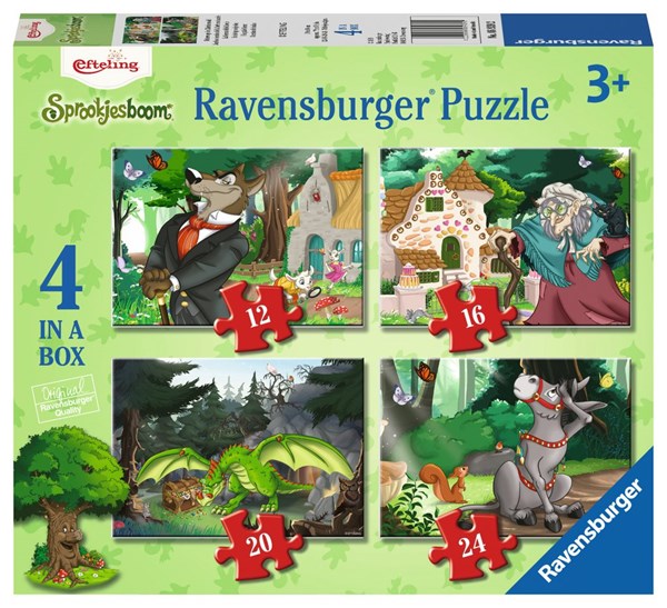 Ravensburger (06939) - "Unterwegs im Märchenwald" - 12 16 20 24 Teile Puzzle