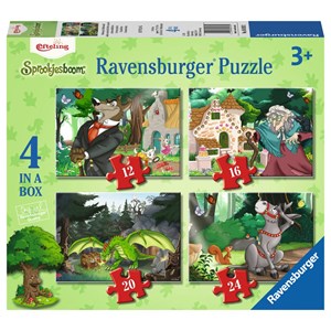 Ravensburger (06939) - "Unterwegs im Märchenwald" - 12 16 20 24 Teile Puzzle