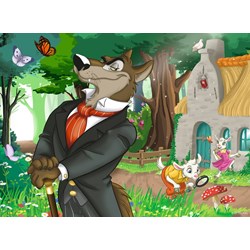 Ravensburger (06939) - "Unterwegs im Märchenwald" - 12 16 20 24 Teile Puzzle