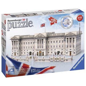 Ravensburger (12524) - "Buckingham Palace" - 216 Teile Puzzle