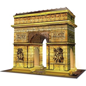 Ravensburger (12522) - "Triumphbogen bei Nacht" - 216 Teile Puzzle