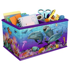 Ravensburger (12115) - "Aufbewahrungsbox, Unterwasserwelt" - 216 Teile Puzzle