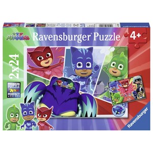 Ravensburger (07825) - "PJ Masks, Abenteuer in der Nacht" - 24 Teile Puzzle