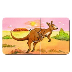 Ravensburger (06943) - "Süße Tierfamilien" - 2 Teile Puzzle