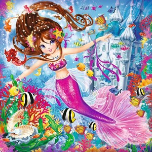 Ravensburger (08063) - "Meerjungfrauen" - 49 Teile Puzzle