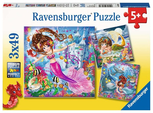 Ravensburger (08063) - "Meerjungfrauen" - 49 Teile Puzzle