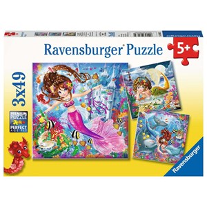 Ravensburger (08063) - "Meerjungfrauen" - 49 Teile Puzzle