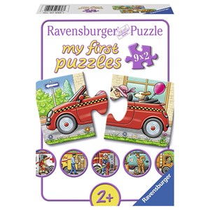 Ravensburger (07036) - "Allerlei Fahrzeuge" - 2 Teile Puzzle