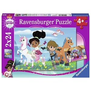 Ravensburger (07831) - "Nella, Abenteuer drinnen und draußen" - 24 Teile Puzzle