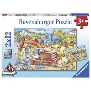 Ravensburger - "Achtung, Straßenbaustelle!" - 12 Teile Puzzle