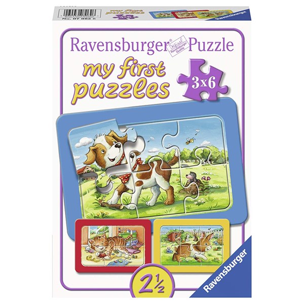 Ravensburger (07062) - "Meine Tierfreunde" - 6 Teile Puzzle