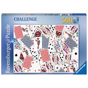 Ravensburger (14800) - "Karten" - 500 Teile Puzzle