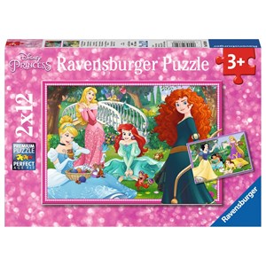Ravensburger (07620) - "In der Welt der Disney Prinzessinnen" - 12 Teile Puzzle