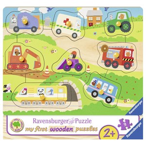Ravensburger (03684) - "Lieblingsfahrzeuge" - 9 Teile Puzzle