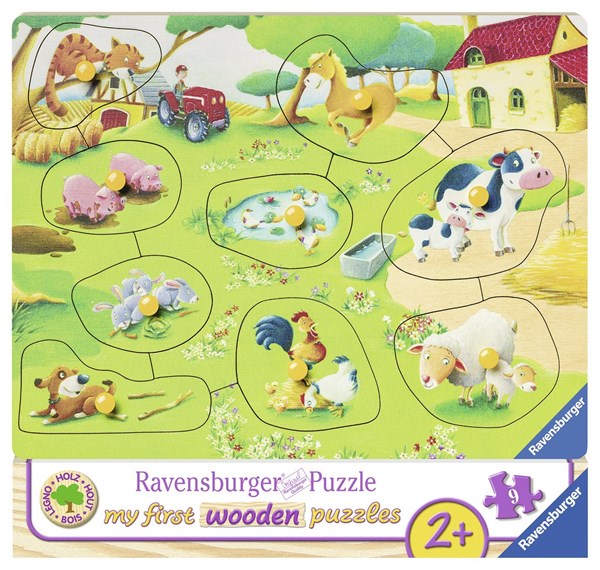 Ravensburger (03683) - "Kleiner Bauernhof" - 9 Teile Puzzle