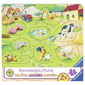 Ravensburger (03683) - "Kleiner Bauernhof" - 9 Teile Puzzle