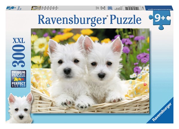 Ravensburger (13074) - "Süße West Highland Terrier" - 300 Teile Puzzle