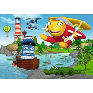 Ravensburger (07827) - "Helden der Stadt" - 24 Teile Puzzle