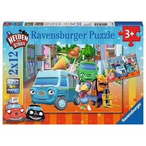 Ravensburger (07623) - "Helden der Stadt" - 12 Teile Puzzle