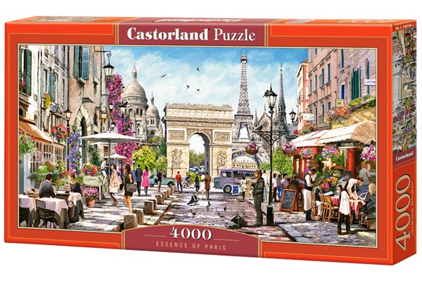 Castorland (C-400294) - "Treiben vor dem Eiffelturm" - 4000 Teile Puzzle