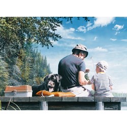 Ravensburger (13176) - "Fishing" - 300 Teile Puzzle