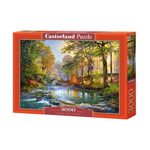 Castorland (C-300532) - "Entlang des Baches" - 3000 Teile Puzzle