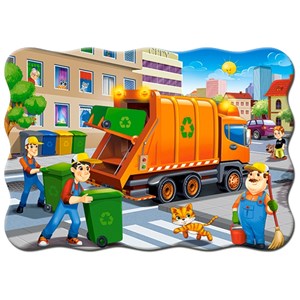 Castorland (B-03778) - "Garbage Car" - 30 Teile Puzzle