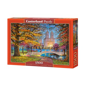 Castorland (C-151844) - "Herbstspaziergang im Central Park" - 1500 Teile Puzzle