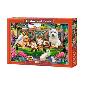 Castorland (C-104406) - "Tiere im Park" - 1000 Teile Puzzle