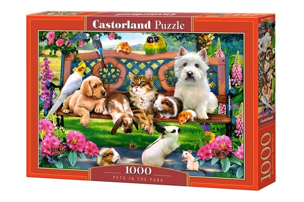 Castorland (C-104406) - "Tiere im Park" - 1000 Teile Puzzle