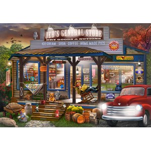 Castorland (C-104505) - "Jebs Gemischtwarenladen" - 1000 Teile Puzzle